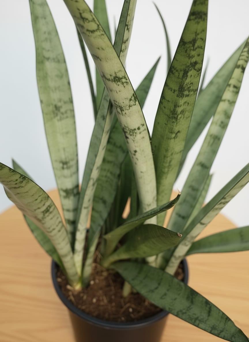snake plant (sansevieria 'silver princess')